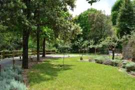 Le parc de la fondation Rollin sur le site d'Anduze